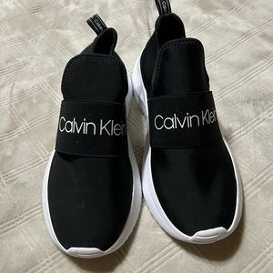 Calvin Klein size 9.5 black slip on sneaker new
